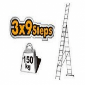 INGCO 3 Section Extension Ladder