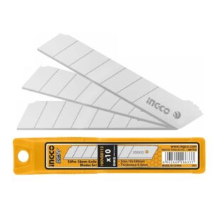 Ingco 10Pcs 18mm Knife Blade Set - HKNSB112