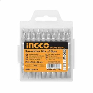 Ingco 10pcs Screwdriver Bits Set - SDB21HL133