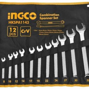 Ingco 12 Pieces Combination Spanner Set - HKSPA1143