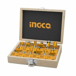 Ingco 12 pieces Router Bits 8mm - AKRT1211
