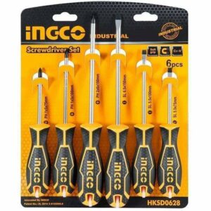 Ingco 6 Pieces Screwdriver Set - HKSD0628
