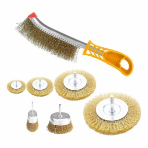 Ingco 7pcs Wire Cup & Wire Wheels Brush Set - WB10071