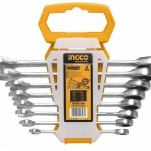 Ingco 8 Pieces Combination Spanner Set 6-19mm - HKSPA1088
