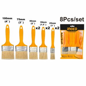 Ingco 8 Pieces Paint Brush Set - CHPTB7860801