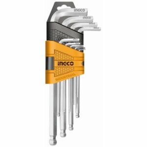 Ingco 9 Pieces Ball Point Hex Key Set - HHK12091