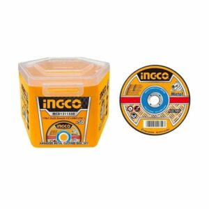 Ingco Abrasive INOX - Metal Cutting Disc 115 X 1.2mm Set 50pcs - MCD1211550