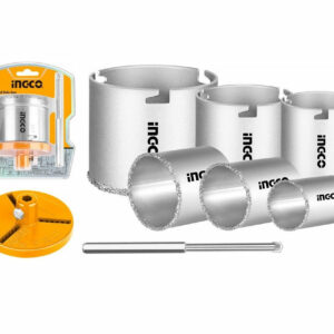 Ingco Carbide Gritted TCT Hole Saw Set - HSB4061