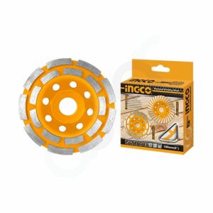 Ingco Double Row Segmented Diamond Cup Wheels 125mm - CGW021251