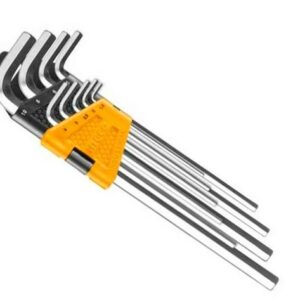 Ingco Extra Long Arm 9 Pieces Hex Key Set - HHK11092