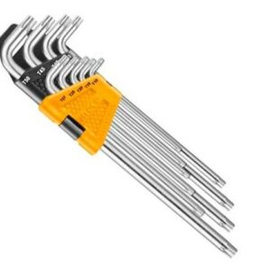 Ingco Extra Long Arm 9 Pieces Torx Key Set - HHK13092