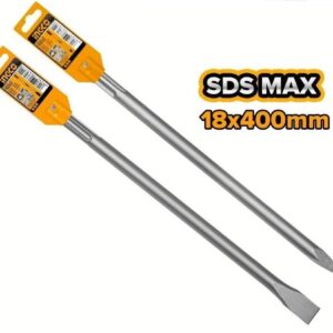 Ingco SDS Max Chisel 18 x 400mm (Pointed & Flat) - DBC0214001 & DBC0224001