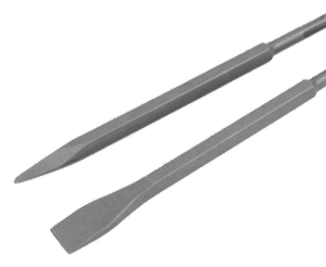 Ingco SDS Plus Chisel 14 x 250mm (Pointed & Flat) - DBC0112501 & DBC0122501