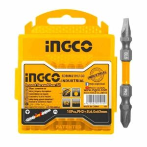 Ingco 10 Pieces Impact Screwdriver Bit 65mm - SDBIM21HL133