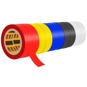 Ingco 10-Pieces Multicolor PVC Insulating Tape - HPET1013