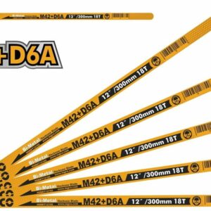 Ingco 5 Pieces 12" Bi-Metal Hacksaw Blade 18T - HSBKT12185