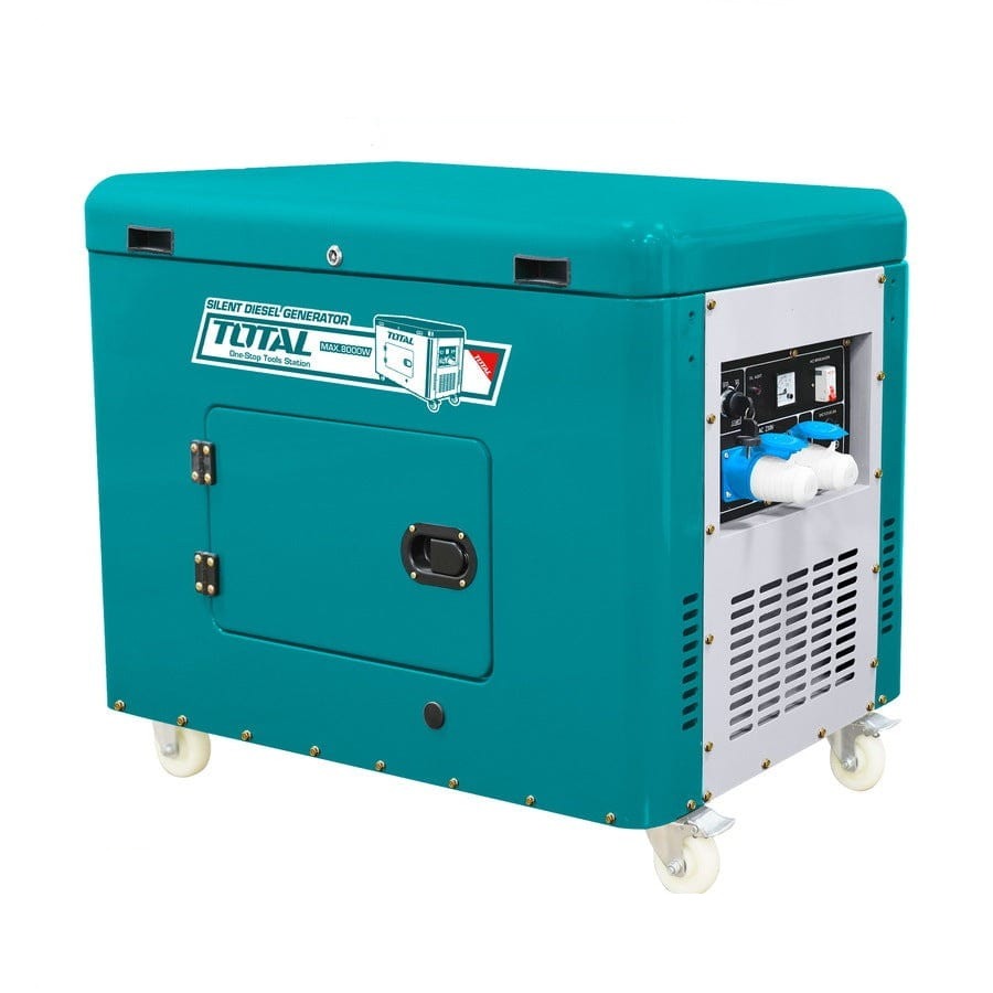 Total Three Phase Silent Diesel Generator 8000W 13HP - TP280003