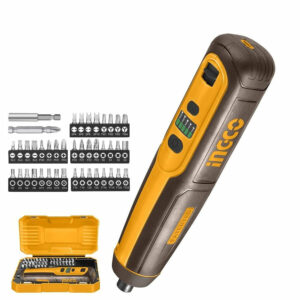 Ingco Lithium-Ion Cordless Screwdriver 4V with 41 Pieces Accessories  CSDLI0406