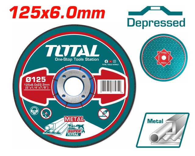 Total abrasive metal grinding disc - TAC2231251