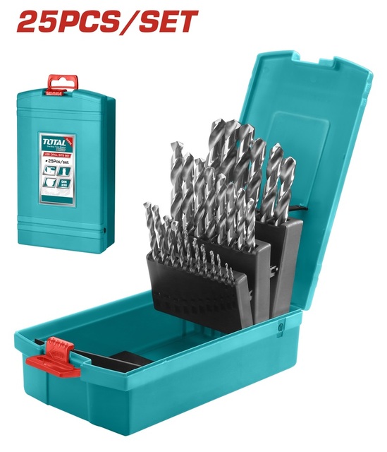 Total 25pcs HSS drill bits set - TACSD0251