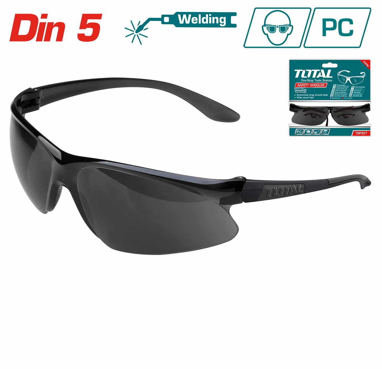 Total safety goggle( only for welding) - TSP307