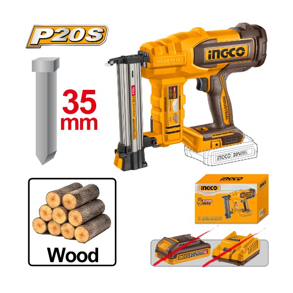 Ingco cordless brad nailer -CBNLI2005
