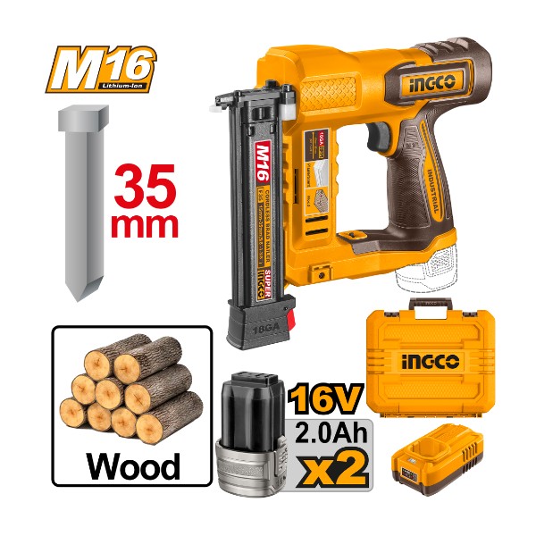 Ingco cordless brad nailer - CBNLI2038