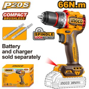 Ingco Compact Brushless Cordless Drill - CDLI206681