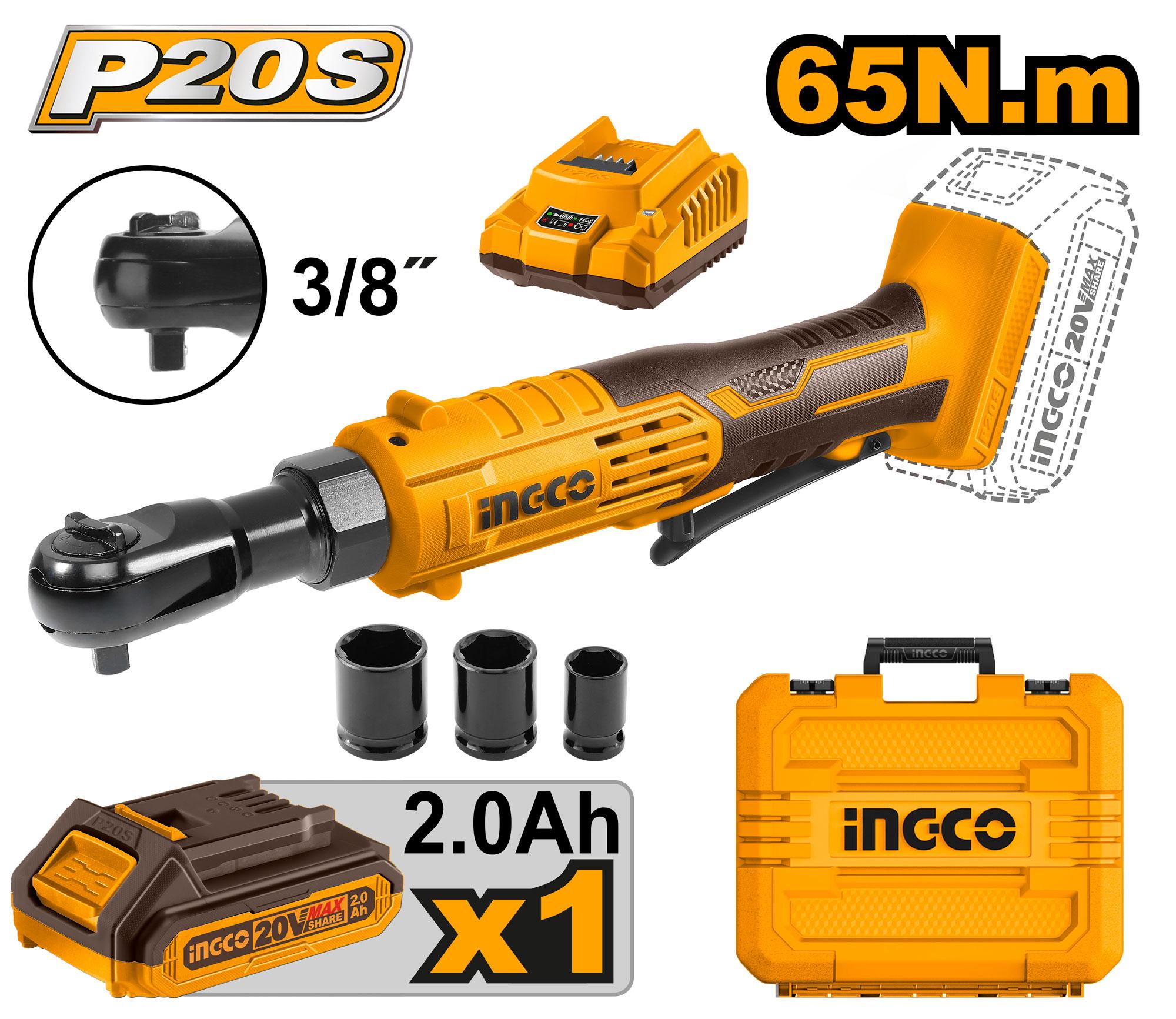Ingco cordless drive ratchet - CDRLI2060152