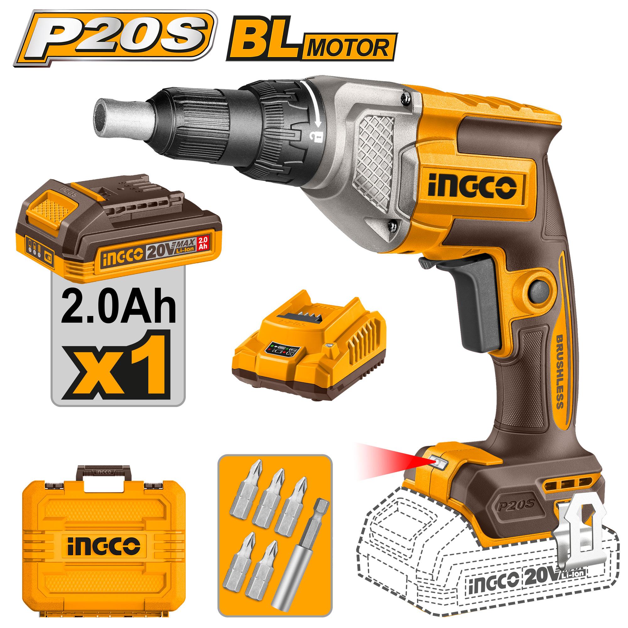 Ingco cordless drywell screwdriver  - CDSLI204281