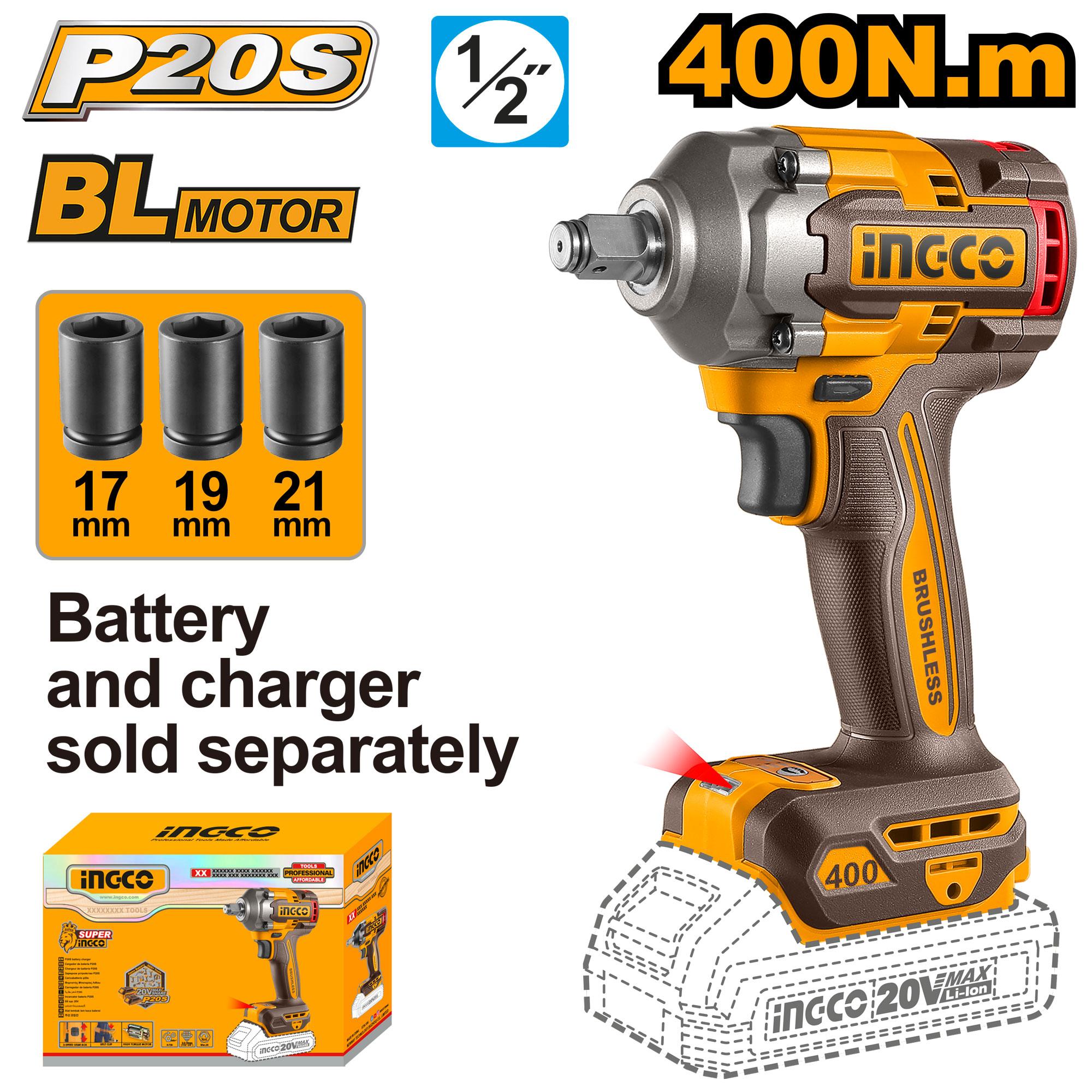 Ingco Cordless impact wrench - CIWLI20401