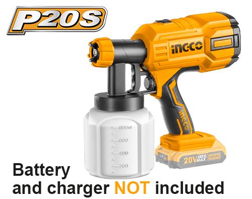 Ingco cordless spray gun - CSGLI2004