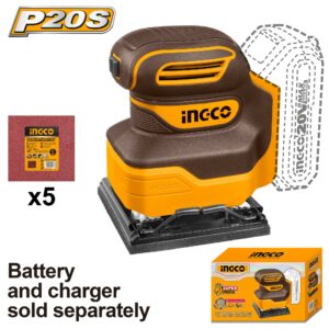 Ingco cordless sheet sander - CSHSLI2014