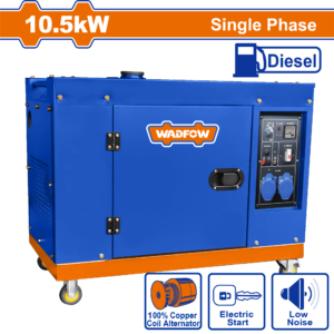 Wadfow silent diesel generator - WDG2A120