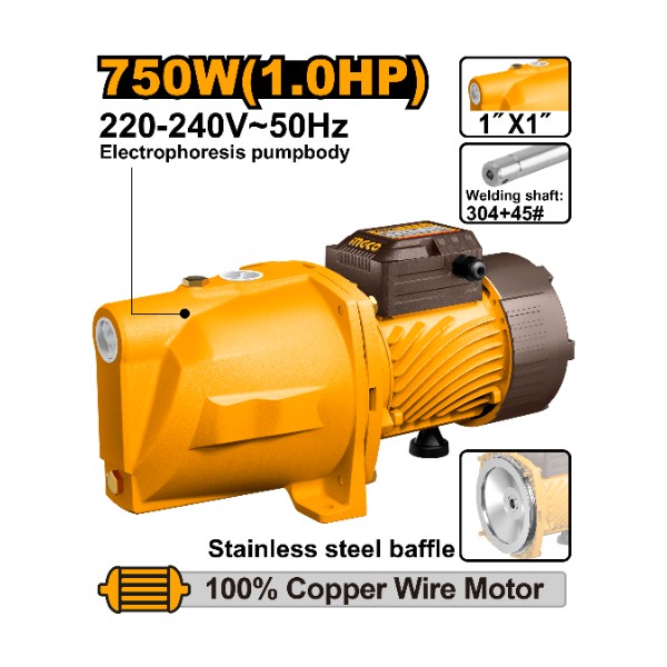 Ingco water pump- JP075068