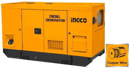 Ingco silent diesel generator 15kw-20kva - single - GSE150K1-1