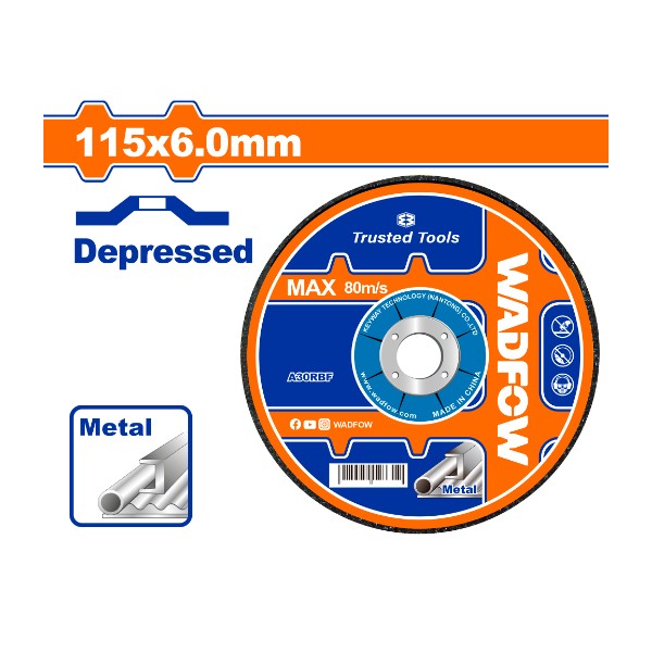 Wadfow Abrasive metal grinding disc - WAC1346