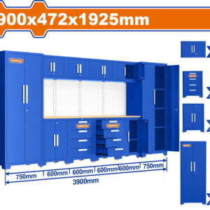 Wadfow Heavy-Duty Modular Garage Cabinets - WCS3A10