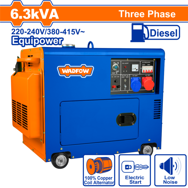 Wadfow silent diesel generator - WDG2A50DT