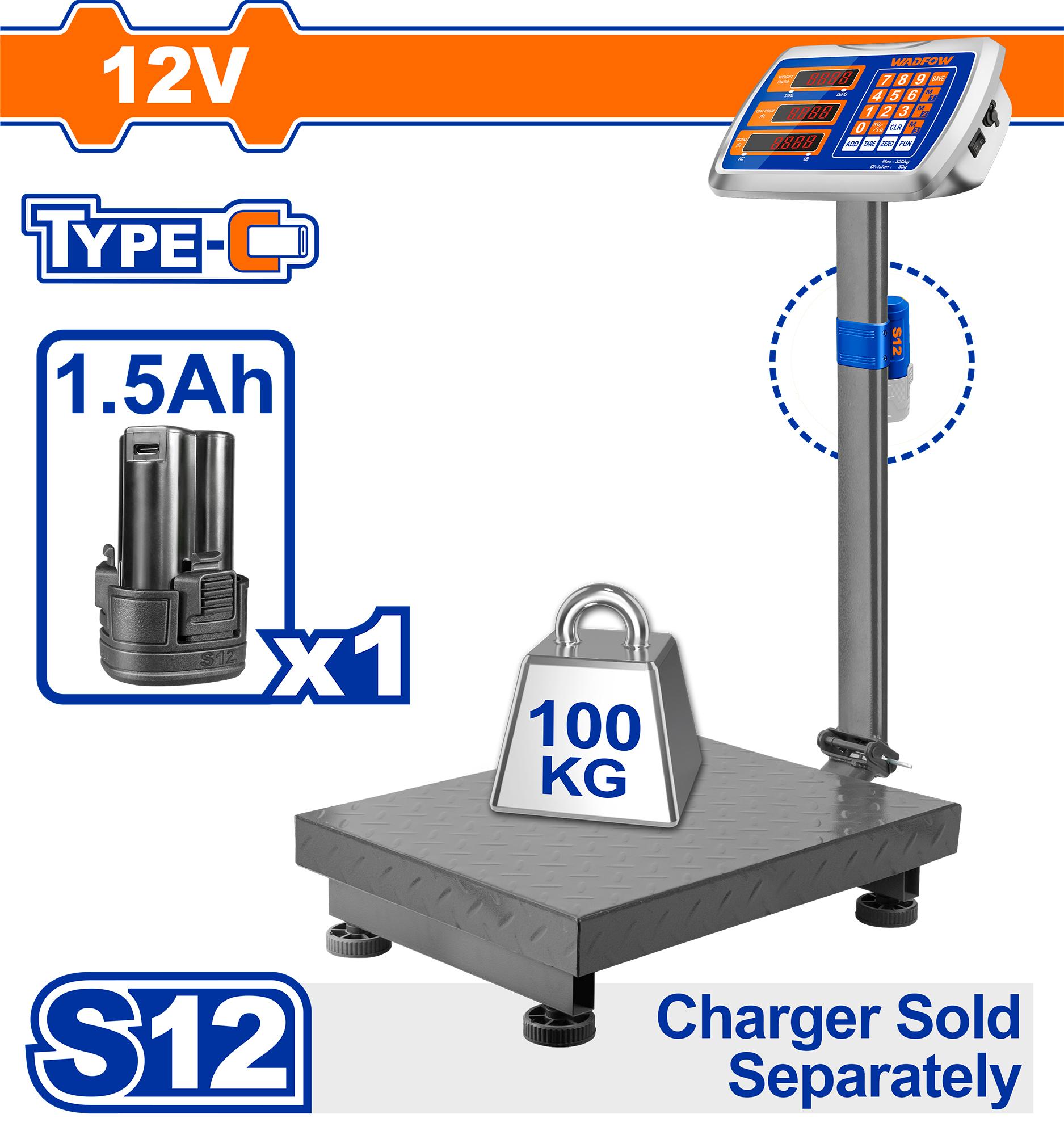 Wadfow cordless scale - WEC1302