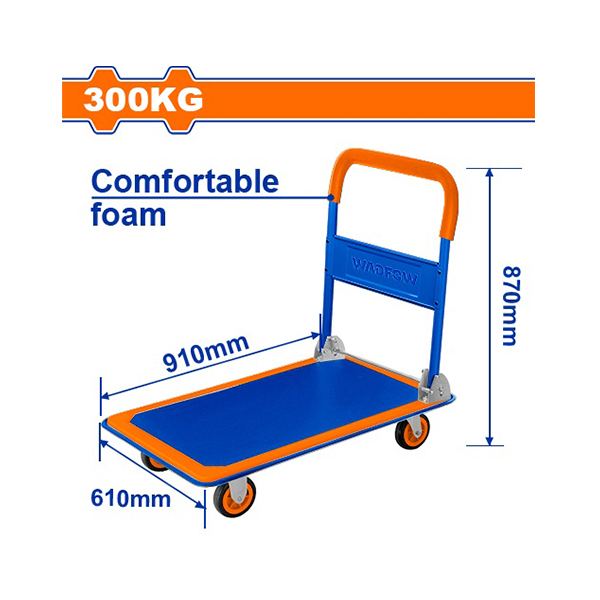 Wadfow foldable platform hand truck - WWB1330