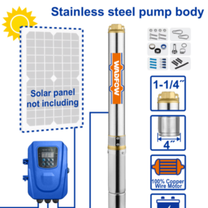 Wadfow solar deep well pump - WWPDDC05