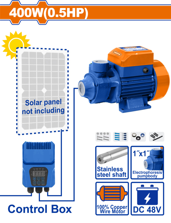 Wadfow solar water pump - WWPVDC01