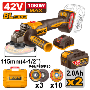 Ingco cordless angle grinder  - CAGLI4108112