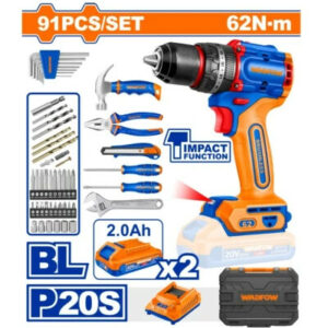 Wadfow 91 pcs tool set - WDT4B91