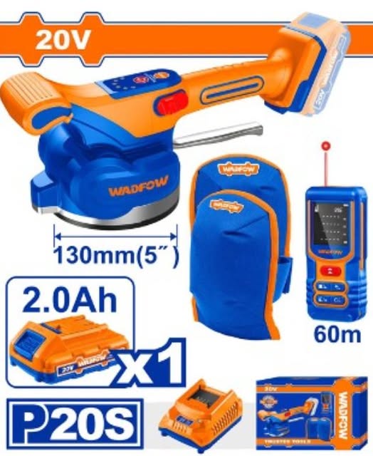 Wadfow cordless tile vibrator machine combo kit - WOS241185