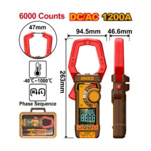 Ingco -  DC/AC Clamp Meter - DCM610002