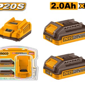 INGCO P20S 5.Ah Lithium-Ion Battery and Charger Kit - FBCPK2513