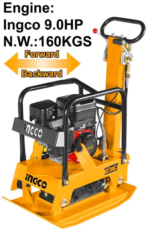 INGCO Gasoline Reversible Plate Compactor 160KGS (9.0HP) - GCP160-2