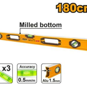 Ingco Spirit Level 180CM - HSL08180